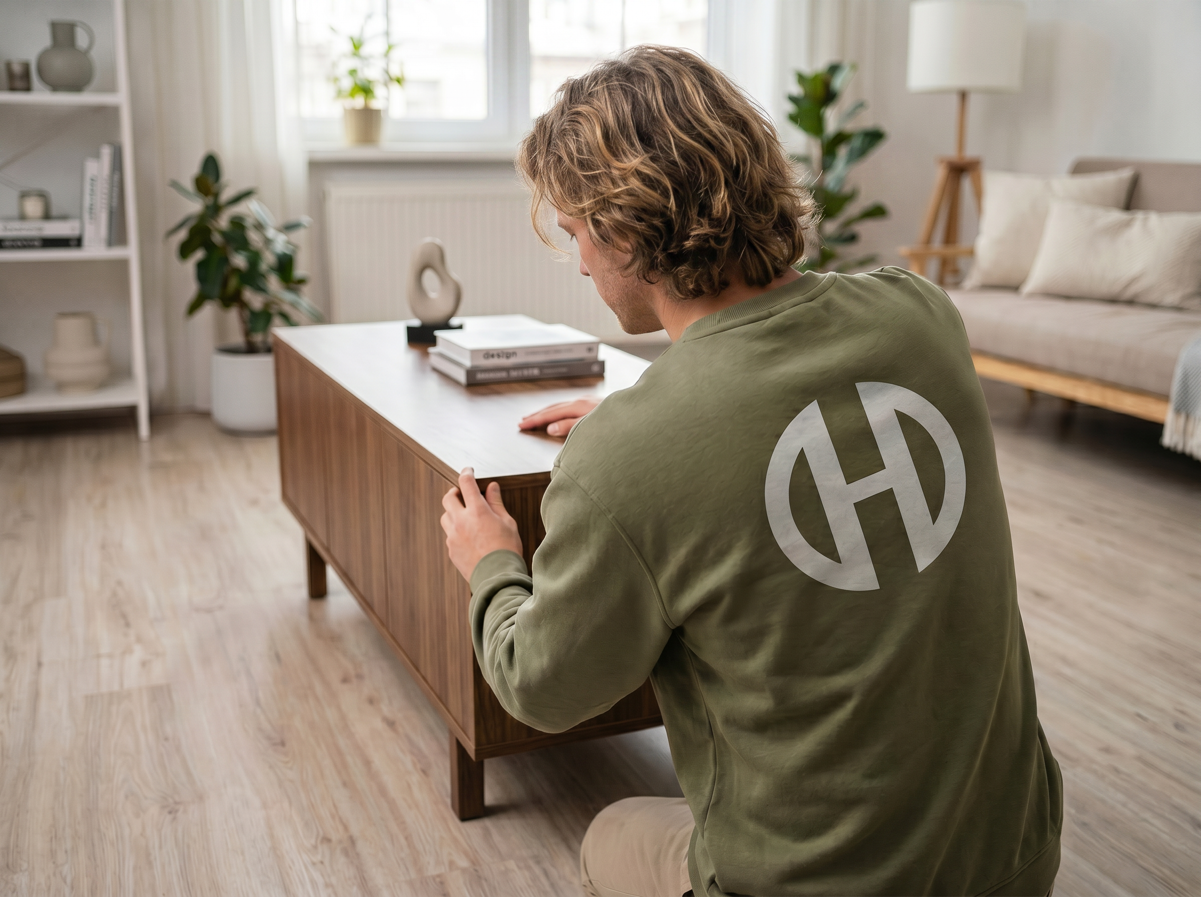 Houtson vakmannen aan het werk